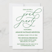 INVITATION GRADUELLE DE CALLIGRAPHIE WHIMSIQUE (Dos)