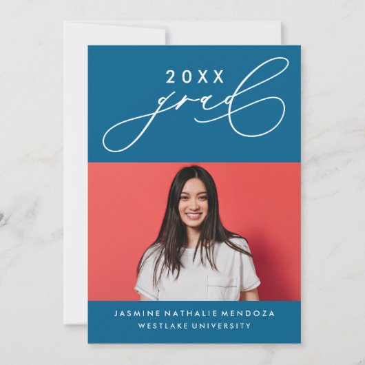 INVITATION GRADUELLE DE CALLIGRAPHIE WHIMSIQUE (Devant)