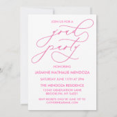 INVITATION GRADUELLE DE CALLIGRAPHIE WHIMSIQUE (Dos)