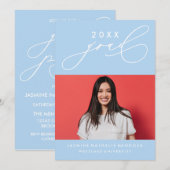 INVITATION GRADUELLE DE CALLIGRAPHIE WHIMSIQUE (Devant / Derrière)