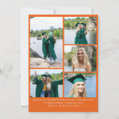 Invitation Gradués d'Arc moderne Double Graduation Party (Dos)