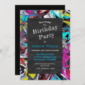 Invitation Graffiti (Devant / Derrière)