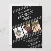 Invitation Graffiti Art Lettré à la main GRAD Photo Graduatio (Dos)