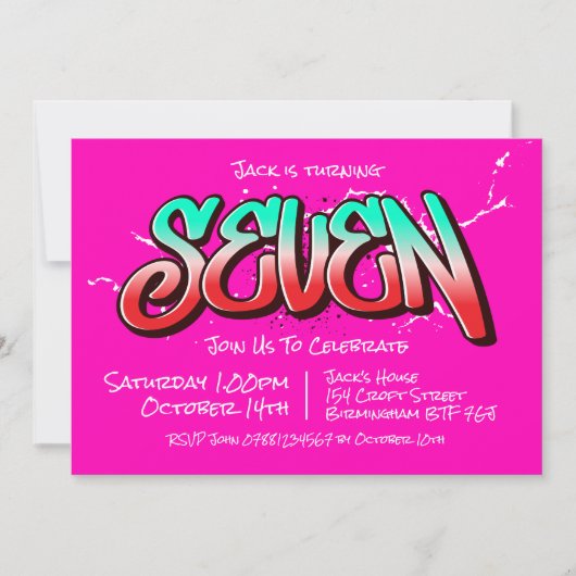 Invitation Graffiti Clair Sept (Devant)
