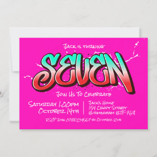 Invitation Graffiti Clair Sept