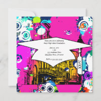 graffiti de ville urbaine peinture splatter gradua