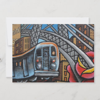Invitation Graffiti urbain dans le métro