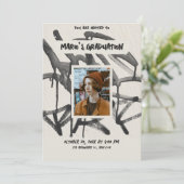 Invitation Graffiti vintage (Debout devant)