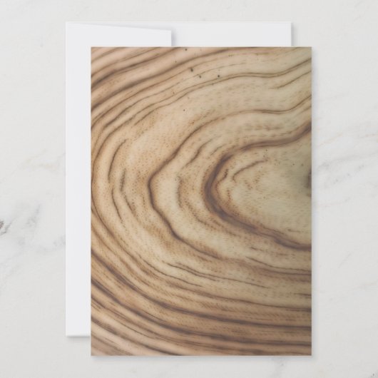 Invitation Grain Rustique Grain Olive Minimal Mariage Élégant (Dos)