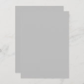 Invitation Graine de coton, Fantôme, Nuage gris, (Devant / Derrière)