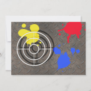 Invitation Graine rouillée avec vue sur les armes à feu