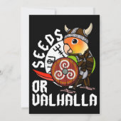 Invitation Graines Ou Valhalla I Viking Parrot I Ananas Conu (Dos)