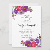 Invitation Graissage floral gras 3 photos (Devant)