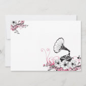 Invitation gramophone vintage (Devant)
