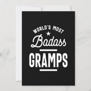 Invitation Grampes de grand-père pour hommes le plus grand du
