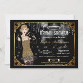 Invitation Grand aileron nuptiale d'invitation de douche de (Devant)