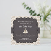 Invitation Grand café d'ouverture (Debout devant)