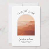 Invitation Grand Canyon Sunset Wedding Enregistrer la date (Devant)