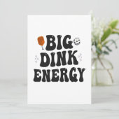 Invitation Grand champion drôle de Dink Energy pour picklebal (Debout devant)