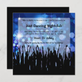 Invitation Grand club de nuit d'ouverture (Devant / Derrière)