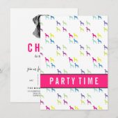 Invitation Grand Danois (Devant / Derrière)