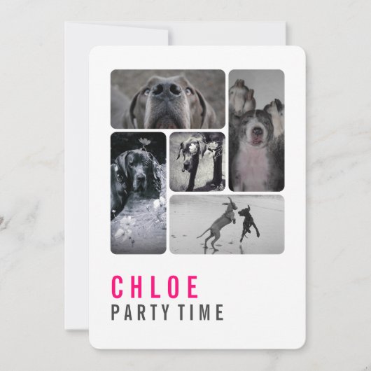 Invitation Grand Danois (Devant)