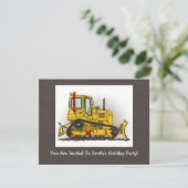 Invitation Grand Dojd Bulldozer (Debout devant)