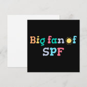 Invitation Grand fan de SPF (Devant / Derrière)