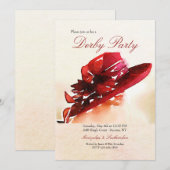 Invitation Grand Fête au Chapeau Derby (Devant / Derrière)