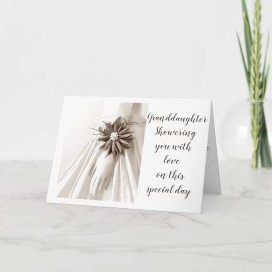 INVITATION **GRAND-FILLE** FÊTE DES MARIÉES - VOUS AIMEZ (Devant)