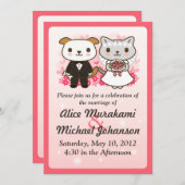 Invitation Grand mariage (Devant / Derrière)
