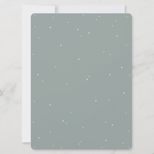 Invitation Grand Mariage Seafoam Green Snowberry + Eucalyptus (Dos)