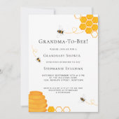 Invitation Grand-mère à être Baby shower (Devant)