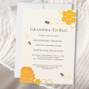 Invitation Grand-mère à être Baby shower