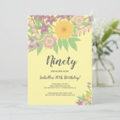 Invitation Grand-mère Anniversaire (Debout devant)