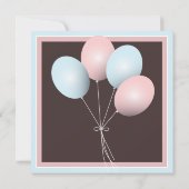 Invitation Grand-mère au premier Baby shower enfant (Dos)