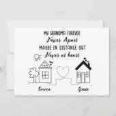 Invitation Grand-mère et Grande-fille Love Birthday Card (Devant)