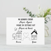 Invitation Grand-mère et Grande-fille Love Birthday Card (Debout devant)