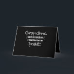 Invitation Grand-mère et Grandson A Bond That<br><div class="desc">Grand-mère et Grandson A Bond That</div>