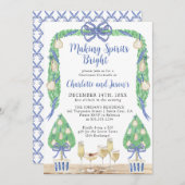 Invitation Grand-millénaire Noël Fête Cocktail (Devant / Derrière)