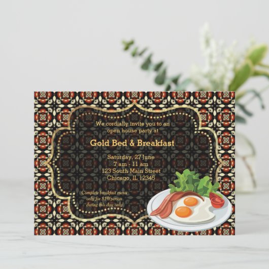 Invitation Grand Ouverture Bed & Breakfast (Debout devant)