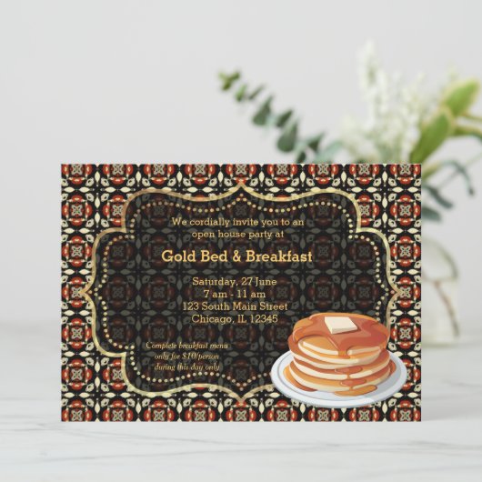 Invitation Grand Ouverture Bed & Breakfast (Debout devant)