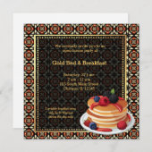 Invitation Grand Ouverture Bed & Breakfast (Devant / Derrière)