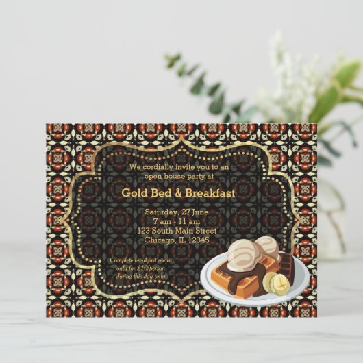 Invitation Grand Ouverture Bed & Breakfast (Debout devant)