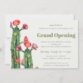 INVITATION GRAND OUVERTURE DE FEUILLAGE DE CACTUS DU DÉSERT À (Devant)