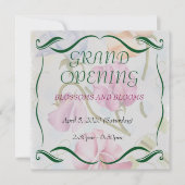 INVITATION GRAND OUVERTURE FLEURS AU POIS D'EAU PE (Devant)