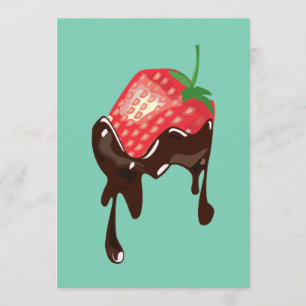 Invitation Grand ouverture - fraise