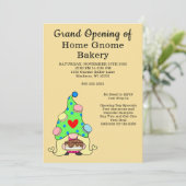 Invitation Grand Ouverture Gnome Boulangerie Pâtisserie Gâtea (Debout devant)