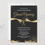 Invitation Grand ouverture Gold Ribbon Cutage Cérémonie (Devant)