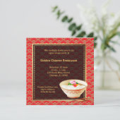 Invitation Grand ouverture Restaurant chinois (Debout devant)